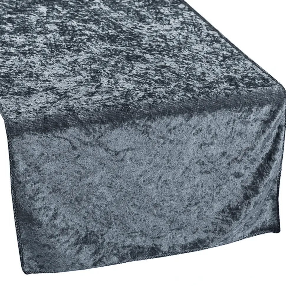 Premade Velvet Table Runner - Dark Slate Blue