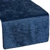 Premade Velvet Table Runner - Navy Blue
