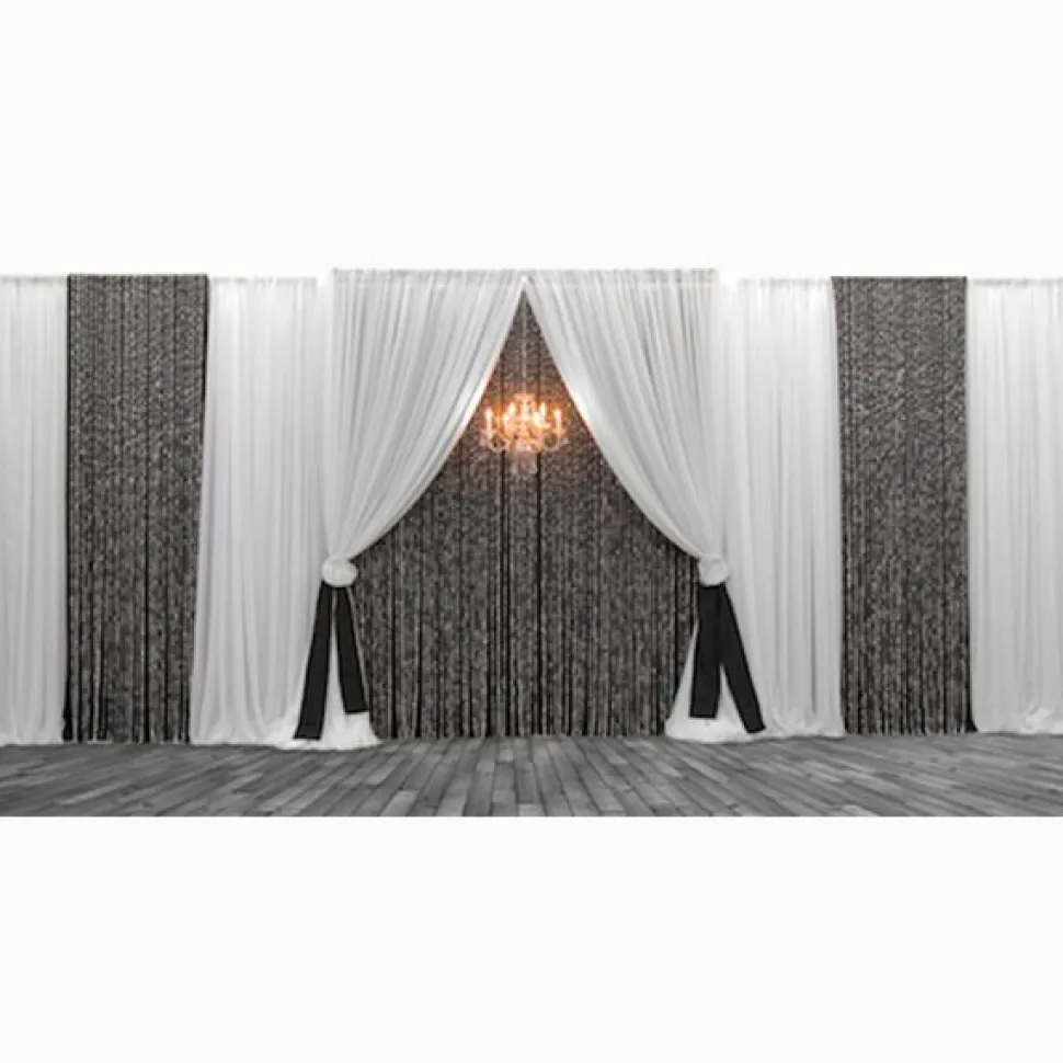 Premium Mixed Custom 3 Panel Backdrop - Height: 6-10ft