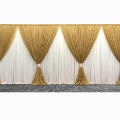 Premium Two Tone 3 Panel Backdrop - Height: 6-14ft