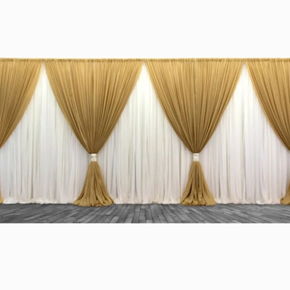Premium Two Tone 3 Panel Backdrop - Height: 6-14ft
