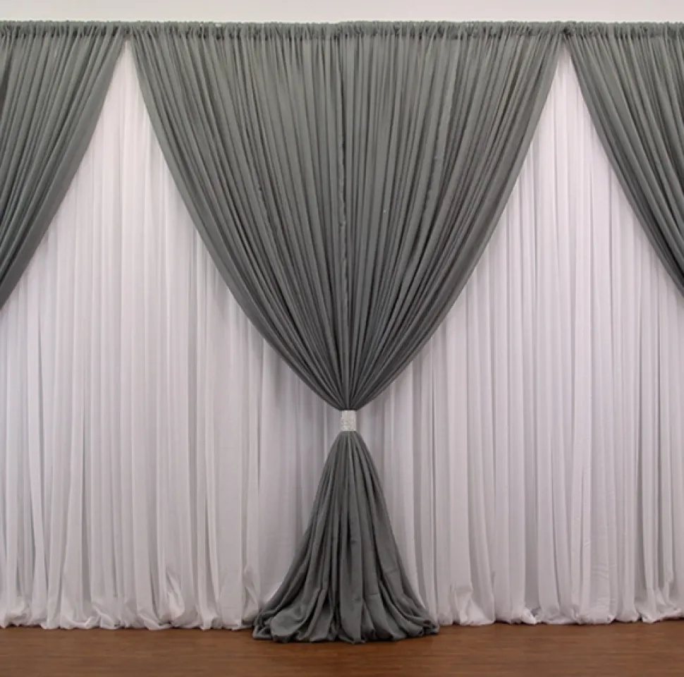 Premium Two Tone 2 Panel Backdrop - Height: 8-20ft