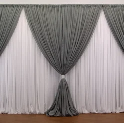 Premium Two Tone 2 Panel Backdrop - Height: 6-10ft