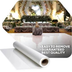 Premium Vinyl Dance Floor Wrap - White Gloss & Matte - Multiple Sizes
