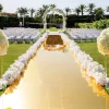 Premium Vinyl Dance Floor Wrap Sample Pieces (12" x 60") - Gold Mirror