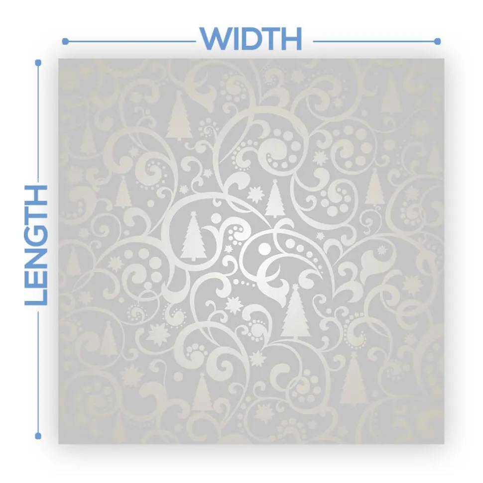 Premium Vinyl Dance Floor Wrap Custom Size - Christmas Day Christmas Damask
