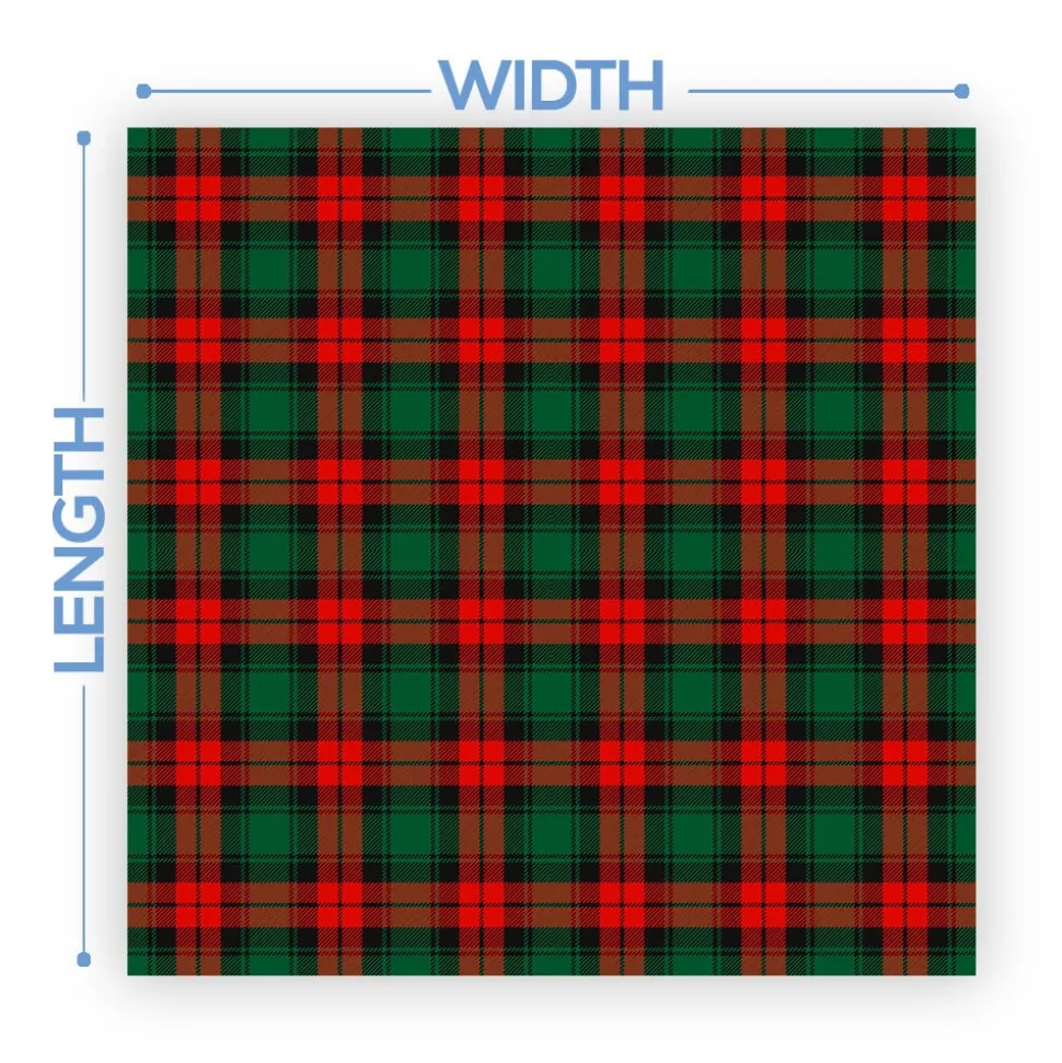 Premium Vinyl Dance Floor Wrap Custom Size - Christmas Day Saint Nicks Plaid