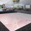 Premium Vinyl Dance Floor Wrap Custom Size - Eclectic Rosado Marble