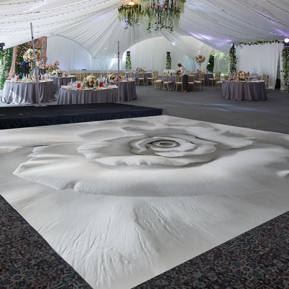 Premium Vinyl Dance Floor Wrap Custom Size - Romance La Flor