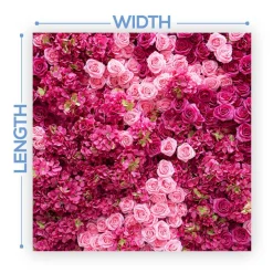 Premium Vinyl Dance Floor Wrap Custom Size - Romance Ombre Rose