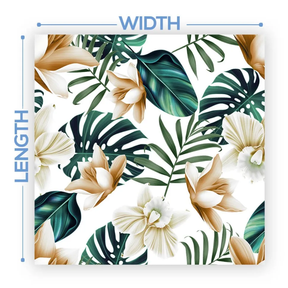 Premium Vinyl Dance Floor Wrap Custom Size - Tropical La Palma