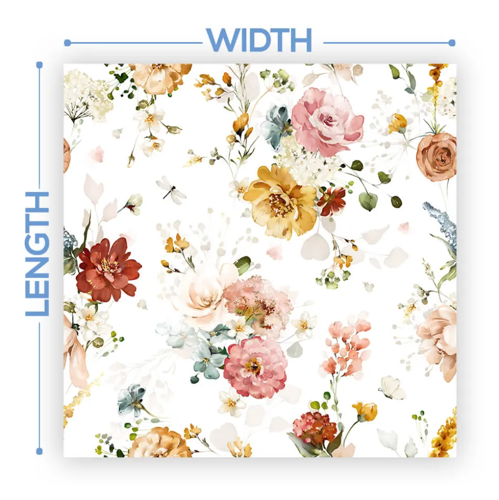 Premium Vinyl Dance Floor Wrap Custom Size - Classical Gardeness