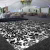 Premium Vinyl Dance Floor Wrap Custom Size - Classical Vintage Damask