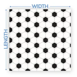 Premium Vinyl Dance Floor Wrap Custom Size - Boys Birthday Soccer Scene