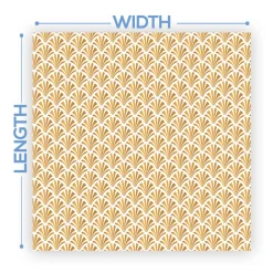 Premium Vinyl Dance Floor Wrap Custom Size - Geometric Shelleg
