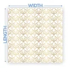 Premium Vinyl Dance Floor Wrap Custom Size - Geometric Dorado