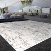 Premium Vinyl Dance Floor Wrap Custom Size - Boho Patchwork