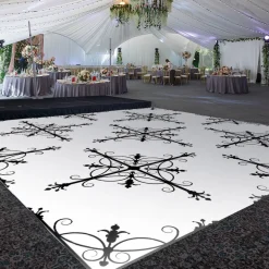 Premium Vinyl Dance Floor Wrap Custom Size - Eclectic Rocco