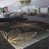Premium Vinyl Dance Floor Wrap Custom Size - New Year's Day Gold Dome Star
