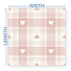 Premium Vinyl Dance Floor Wrap Custom Size - Valentines Day Love box