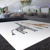 Premium Vinyl Dance Floor Wrap Custom Size - Children's Birthday Giraffe Love