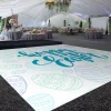 Premium Vinyl Dance Floor Wrap Custom Size - Easter Day Blue Easter