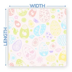 Premium Vinyl Dance Floor Wrap Custom Size - Easter Day Eggciting