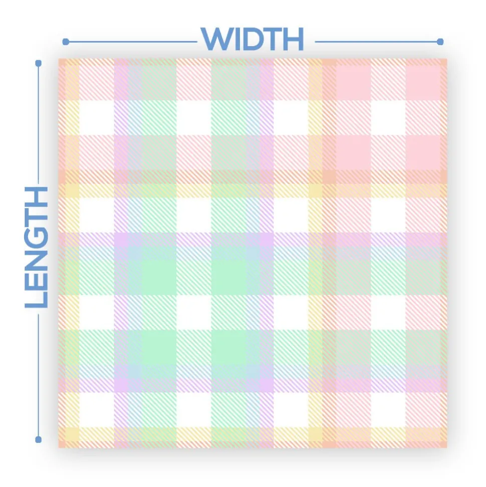 Premium Vinyl Dance Floor Wrap Custom Size - Easter Day Pastel Lines