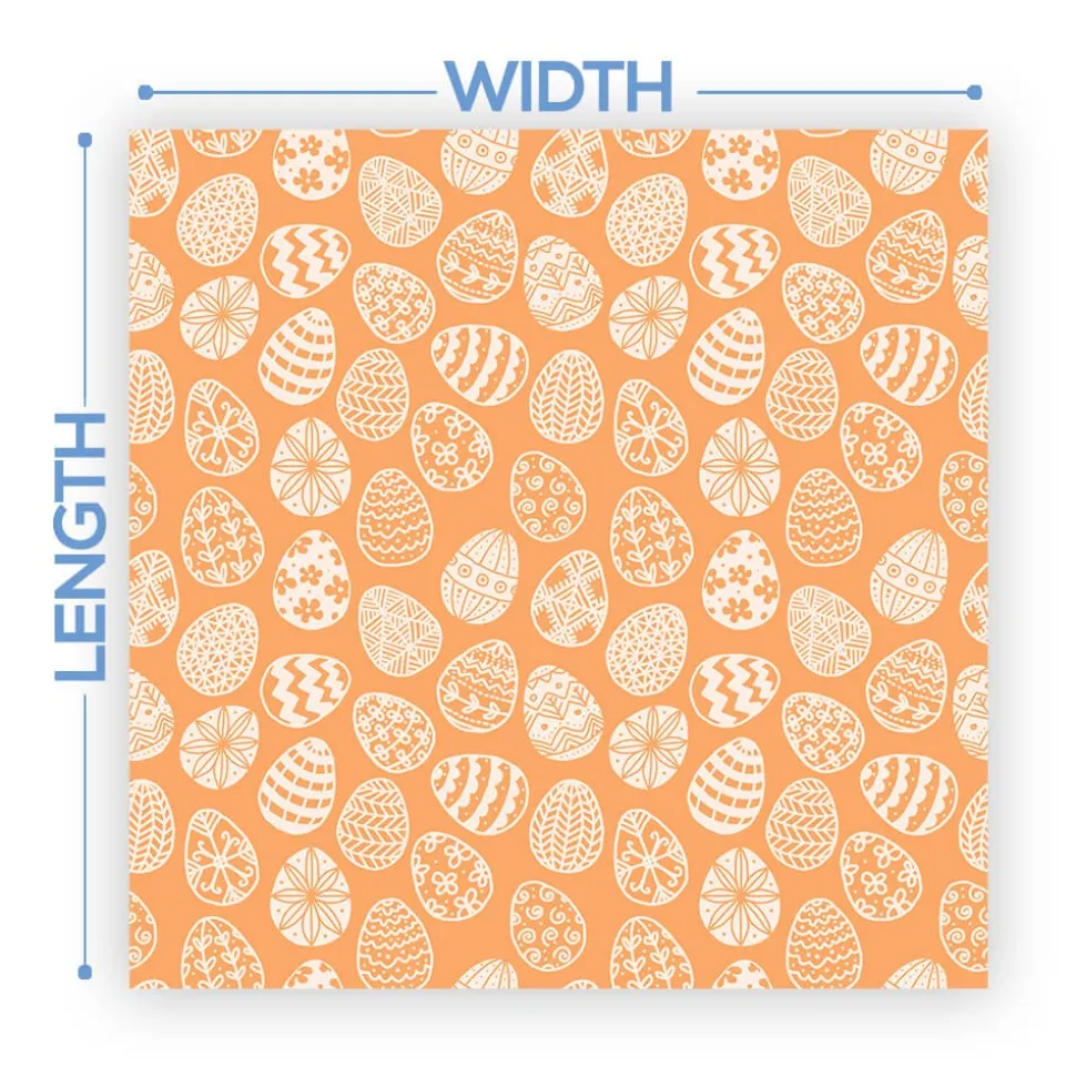 Premium Vinyl Dance Floor Wrap Custom Size - Easter Day Easter Doodles