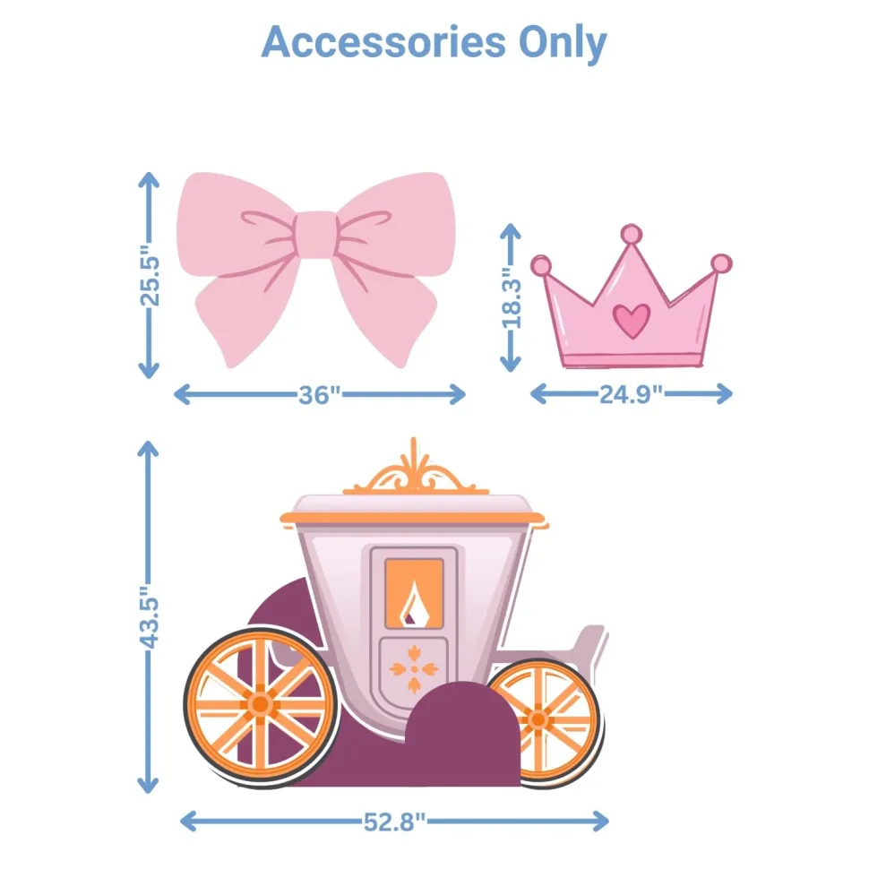 Princess Ball Foam Core Birthday Backdrop Kit by PopScene™