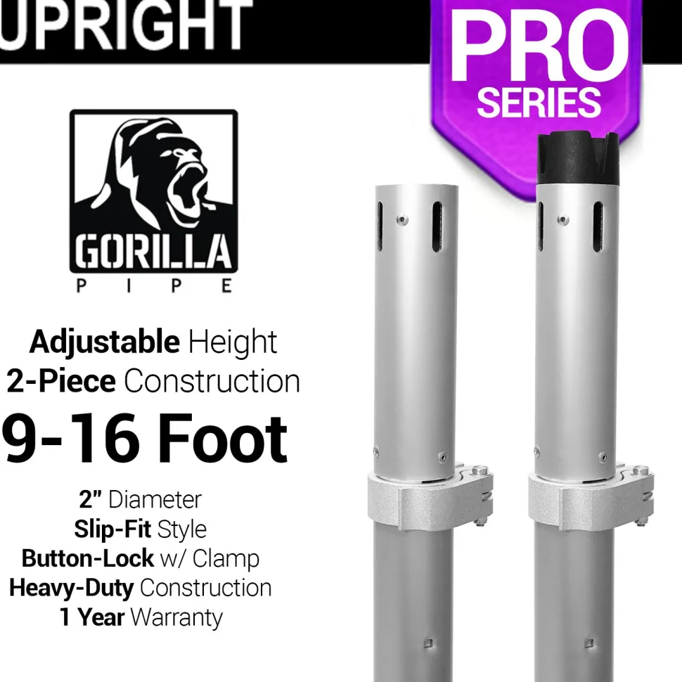 Pro Series - 9-16ft Telescoping 2" Upright