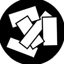 Quadrangles - Stock Gobo for Gobo Light Projectors - Choose your size!