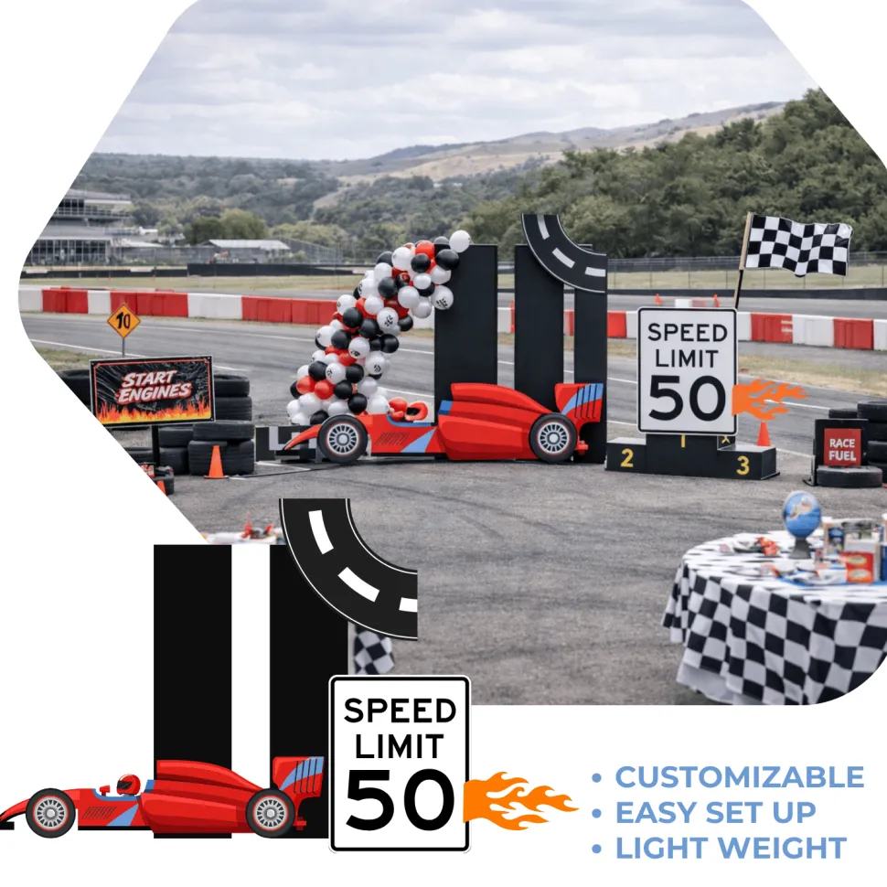 Race Day Foam Core Backdrop Kit by PopScene™