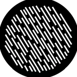 Rain A - Stock Gobo for Gobo Light Projectors - Choose your size!