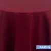 Raisin - Royal Slub Designer Tablecloth - Many Size Options
