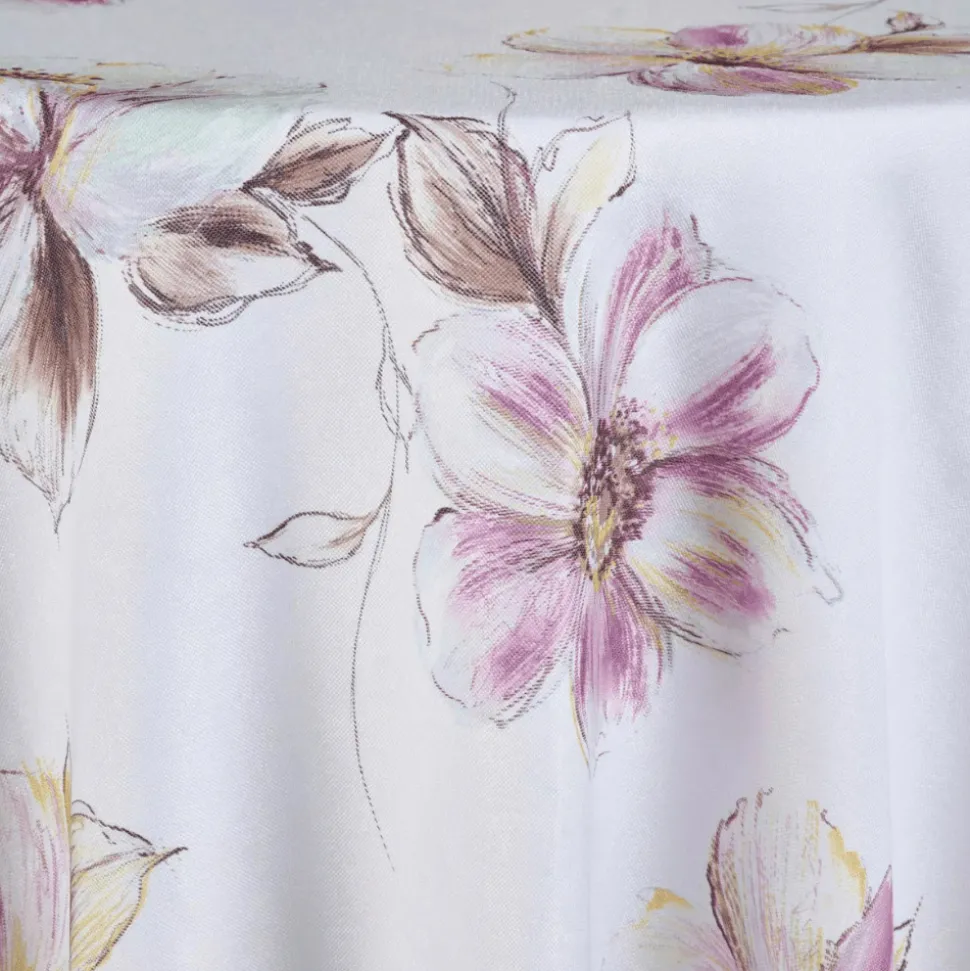 Raspberry Primavera by the Yard - 110" Width