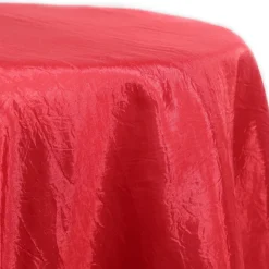 Red - *FR* Crushed Tergalet Tablecloth by Eastern Mills - Many Size Options