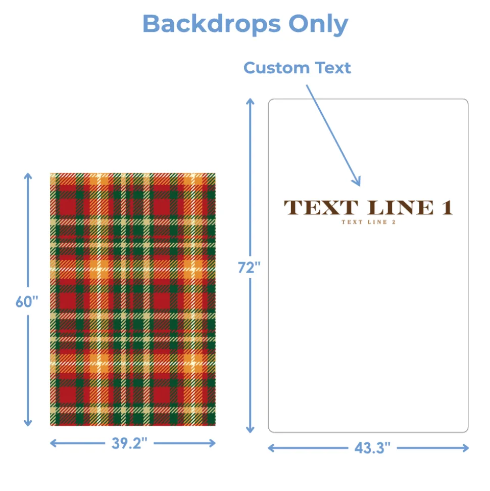 Reindeer Post Foam Core Backdrop Kit by PopScene™