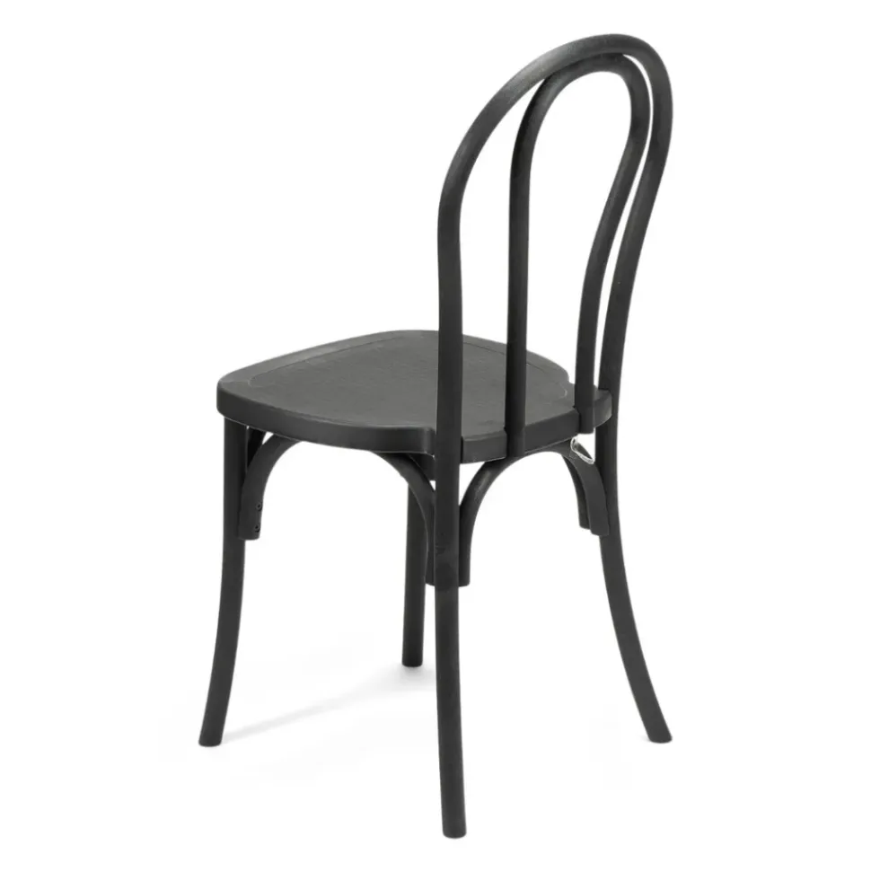 Resin Bentwood Chair - Black