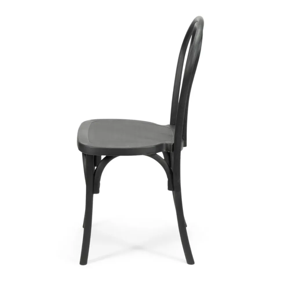 Resin Bentwood Chair - Black