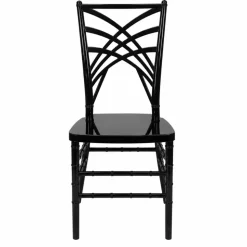 Resin Fanny Stacking Chair - Black