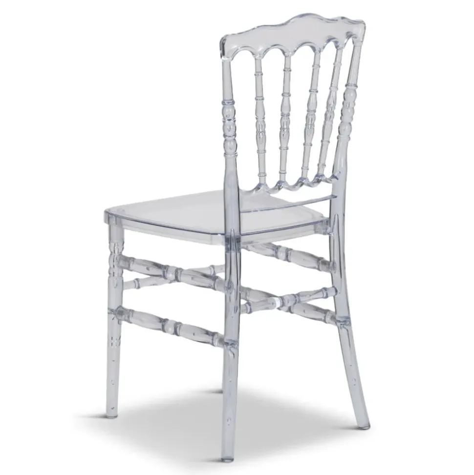 Resin Napoleon Chair with UV Protection - Clear