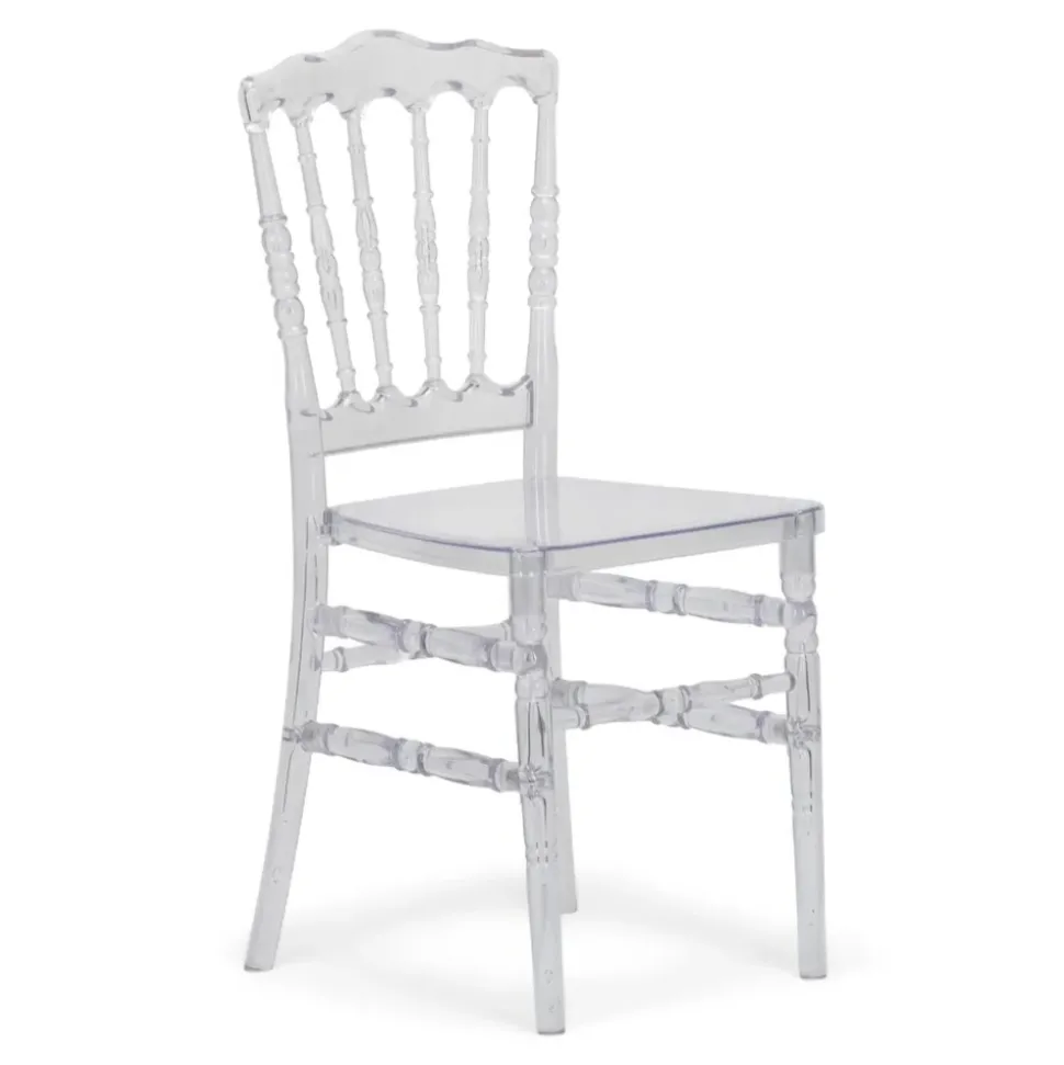 Resin Napoleon Chair with UV Protection - Clear