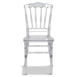 Resin Napoleon Chair with UV Protection - Clear