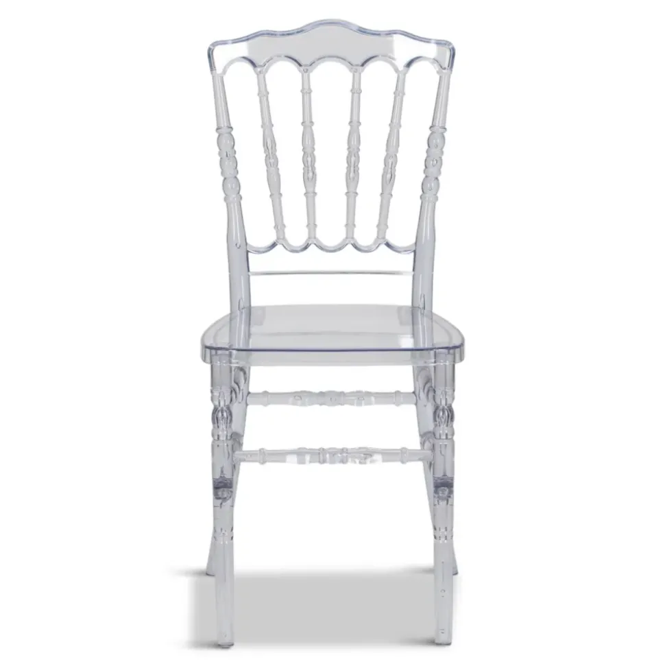Resin Napoleon Chair with UV Protection - Clear