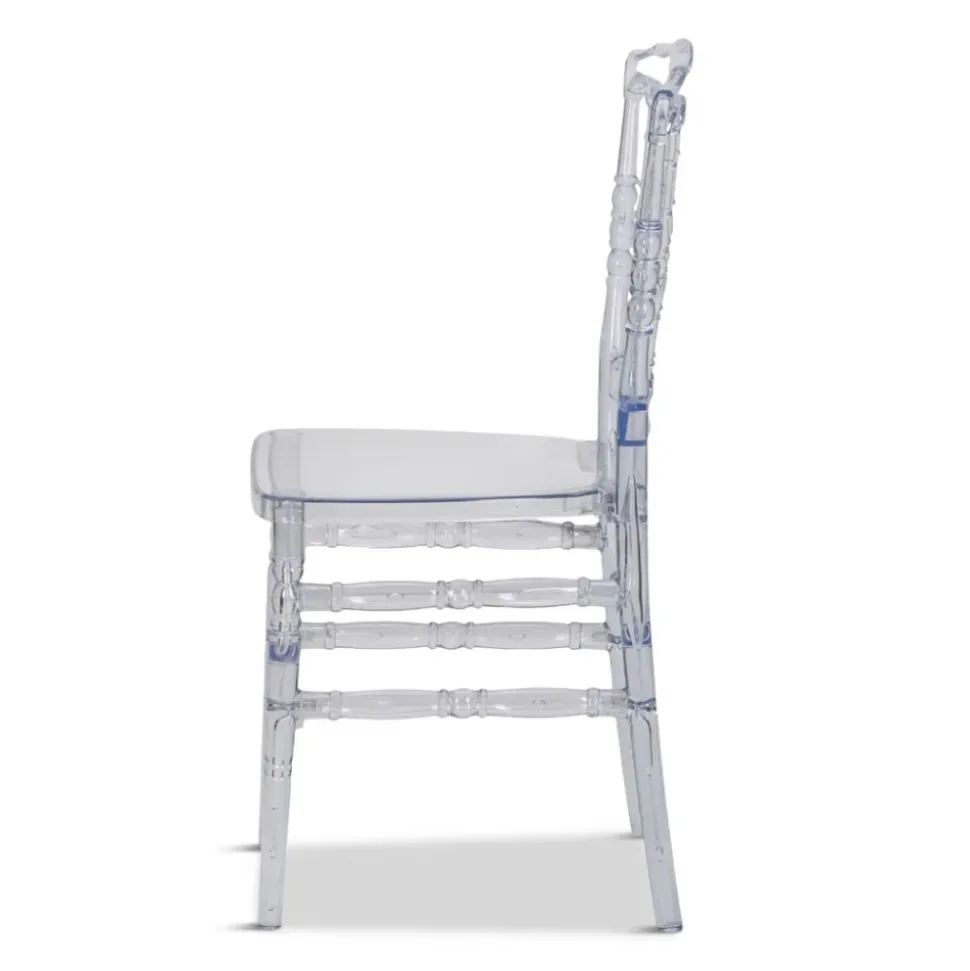 Resin Napoleon Chair with UV Protection - Clear