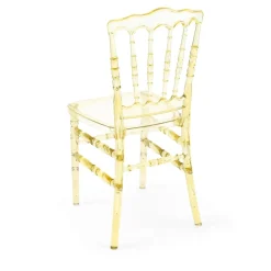 Resin Napoleon Chair with UV Protection - Amber