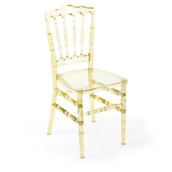 Resin Napoleon Chair with UV Protection - Amber