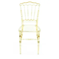 Resin Napoleon Chair with UV Protection - Amber