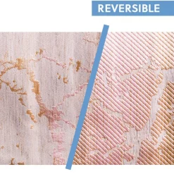 Rose Gold - Limestone Curtain Panel w/ 4